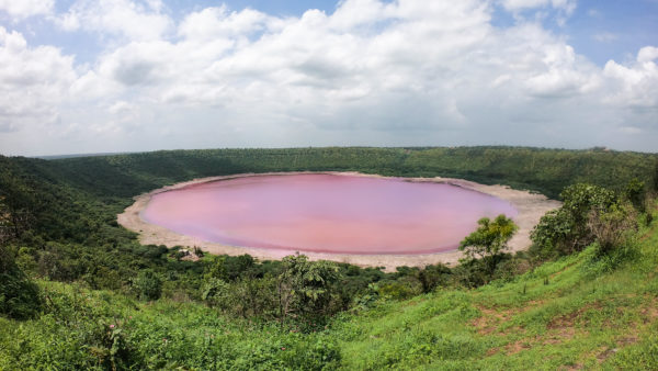 Ancient lake in India mysteriously turns pink, baffling scientists