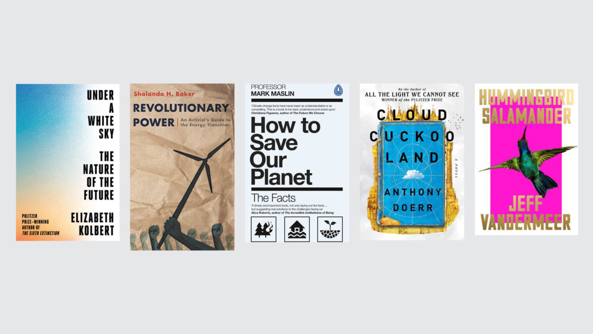 Five to watch: Five climate change vacation (or lockdown) reading books