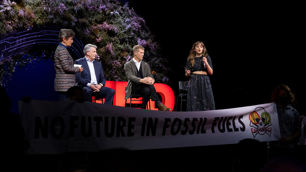 An activist, a shareholder campaigner and an oil exec walk into a TED talk …